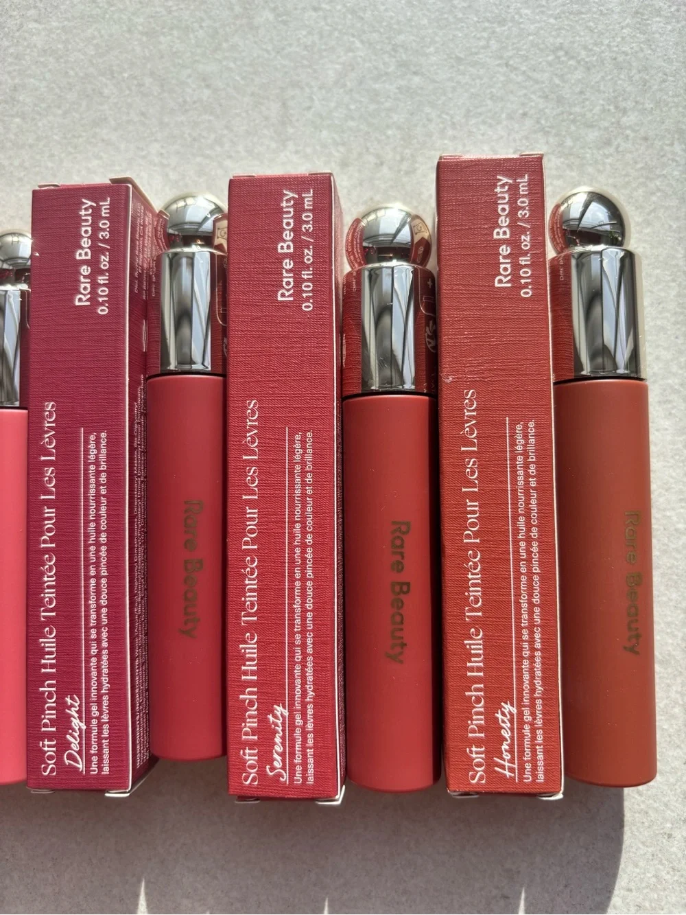 Rare Beauty set of 5 Tinted Lip Oil NIB
